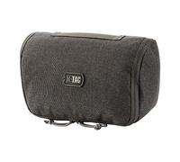 M-Tac Reise-Kulturbeutel zum Aufhängen, militärische Toilettenartikel, Organizer mit Spiegel, Schwarz