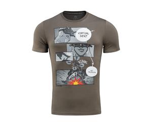 M-Tac - T-shirt Comics Drone Girl - Dark Olive XL