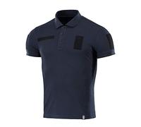 M-Tac Tactical Performance Poloshirt für Herren, Baumwolle, 65/35, Militär-Stil - Blau - Klein