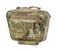 M-Tac Taktische Hüfttasche Large Elite, 2L, Cordura 500D, YKK Reißverschlüsse, MOLLE/PALS Lasergeschnitten, Schwarz, für EDC, Outdoor, Ballistische Tasche, Verstellbarer Gürtel, Multicam