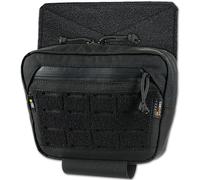 M-Tac Taktische Hüfttasche Large Elite, 2L, Cordura 500D, YKK Reißverschlüsse, MOLLE/PALS Lasergeschnitten, Schwarz, Outdoor, Taktische Ausrüstung, Ballistische Tasche, Verstellbarer Gürtel, Black