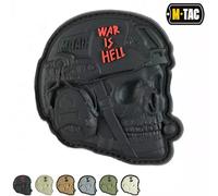 M-Tac® War is Hell 3D-PVC-Patch - alle verfügbaren Farben Weiß