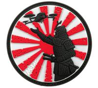 M-Tac - Way of the Samurai 3D PVC Aufnäher - Rot/Schwarz