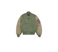 Alpha Industries - MA-1 Camo Back Embroidery Bomber Jacke - Sage Green L