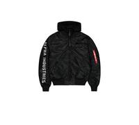 Alpha Industries Herren Bomberjacke MA-1 D-Tec SE black/reflective S