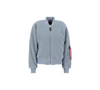 Alpha Industries - MA-1 VF Teddy Bomberjacke für Frauen - Größe L - Graublau