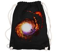 Ma2ca® - Galaxy Biker Bikes Gymsac Turnbeutel - Stoffbeutel Tasche Hipster Sportbeutel Rucksack Bedruckt