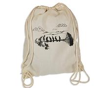 Ma2ca Sparrows Spatzen Gymsac Turnbeutel/Jutebeutel-Natural