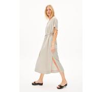 MAAHALIANA LINO STRIPES | Webkleid Relaxed Fit aus Leinen-Mix - mehrfarbig (S)