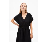 ARMEDANGELS MAAHOLINA LINO - Frauen Relaxed Fit Kleid - schwarz L black