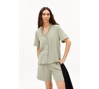 MAAITE MUSSELIN | Bluse aus Bio-Baumwolle - grün (XS)