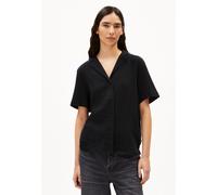 MAAITE MUSSELIN | Bluse aus Bio-Baumwolle - schwarz (XL)