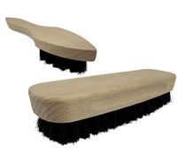 MAAJ Set AUFTRAGSBÜRSTE/TIEGELBÜRSTE & GLANZBÜRSTE/POLIERBÜRSTE MIT SCHWARZEN WEICHEN ROSSHAAR Borsten - Made IN Germany