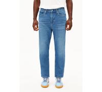 MAAKX RELAXED TAPERED JEANS | Bio-Baumwoll-Mix Comfort Stretch - blau (30-34)