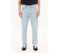 Armedangels Tapered Fit Jeans aus Bio-Baumwoll-Mix Modell 'MAAKX' in Hellblau, Größe 38/32