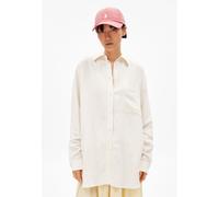 ARMEDANGELS Damen Bluse MAALGAA LINO – Leinen-Mix Loose Fit Oatmilk Größe M