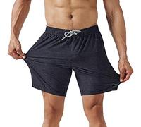 MaaMgic Herren 4 Way Stretch Badehose Badeshorts Schnelltrocknend Badeshorts Kurz Beachshorts für Strand und Wassersport MEHRWEG,Mini Logo Schwarz,M