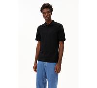 ARMEDANGELS MAARIO - Männer Regular Fit Poloshirt - schwarz S black