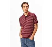 MAARIO STRICK-POLOSHIRT | 100% Bio-Baumwolle - rot (L)