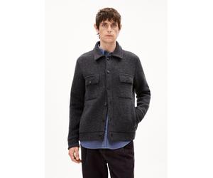 MAARK STRICK-OVERSHIRT | Bio-Baumwoll-Mix - grau (M)