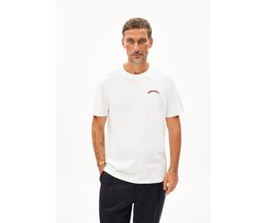 MAARKOS ARMEDANGELS | Heavyweight T-Shirt aus recyceltem Baumwoll Mix - weiss (XL)