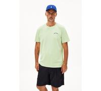 MAARKOS ARMEDANGELS - Herren Midweight T-Shirt aus recyceltem Baumwoll Mix green ash M