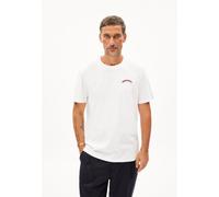 MAARKOS ARMEDANGELS Herren Heavyweight T-Shirt aus recyceltem Baumwoll Mix white XXL