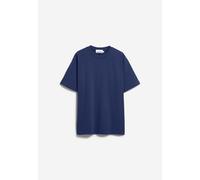 MAARKOS HEAVY WEIGHT T-SHIRT | recycelter Baumwoll Mix - blau (L)