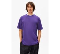 Armedangels Relaxed Fit T-Shirt aus Bio-Baumwoll-Mix Modell 'MAARKOS' in Violett, Größe S
