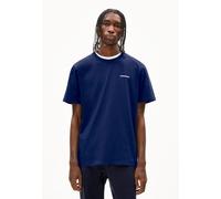 ARMEDANGELS MAARKOS L. FREE SWIM - Männer Relaxed Fit T-Shirt - blau S blue noon