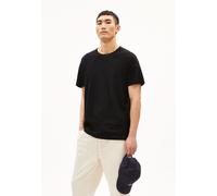 ARMEDANGELS KOLMAARO LINEN - Männer Relaxed Fit T-Shirt - schwarz L