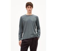 MAARKOS LS BRUSHED | Longsleeve aus Bio-Baumwolle - grau (XXL)