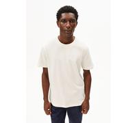 Armedangels T-Shirt Maarkos Mid Weight Herren aus Bio-Baumwolle Relaxed Fit Weiß (Oatmilk) L