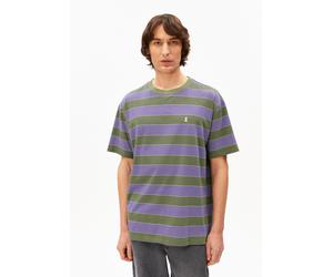 MAARKOS MULTI GESTREIFTES T-SHIRT | 100% Bio-Baumwolle - mehrfarbig (L)
