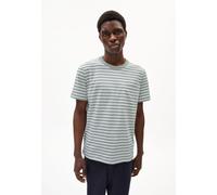 ARMEDANGELS MAARKOS POCKET STRIPES - Herren T-Shirt aus Bio-Baumwolle seagreen-broken white M