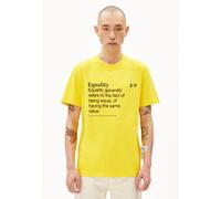 MAARKOS WIKIPEDIA | Heavyweight T-Shirt aus recycelter Baumwolle - gelb (S)