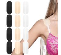 Mabor 12 Stück BH Trägerpolster, Silikon BH Schulterpolster Anti Rutsch BH Träger Kissen Halter Bh Träger Rutschen BH Strap Pad Halter Bra Strap Pad Halter BH Zubehör für Damen Schmerzlinderung