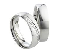 Mabro Partnerringe Verlobungsringe AB1770/1771 Edelstahl