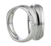 Mabro Partnerringe Verlobungsringe AB826 / AB827 Edelstahl