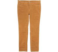 MAC Angela Cordjeans Stretchjeans Slim Fit Straight Leg Damen, Farbe:Camel, Damengrößen:46, Hosenlänge:L30