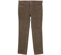MAC Angela Cordjeans Stretchjeans Slim Fit Straight Leg Damen, Farbe:Khaki, Damengrößen:46, Hosenlänge:L30