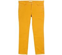MAC Angela Glamour Stretchjeans Slim Fit Straight Leg Damen Denim, Farbe:dunkelgelb, Damengrößen:44, Hosenlänge:L30