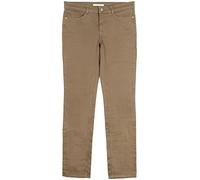 MAC Angela Stretchjeans Slim Fit Straight Leg Damen Denim, Farbe:Khaki, Damengrößen:42, Hosenlänge:L32