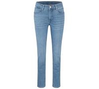 Stretch-Jeans MAC "Angela", Damen, Gr. 42, Länge 32, summer light blau basic, Denim/Jeans, Obermaterial: 98% Baumwolle, 2% Elasthan, figurbetont lang, Jeans, schmal geschnitten (39252225-42) summer li