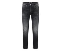 Straight-Jeans MAC "Arne Pipe", Herren, Gr. 30, Länge 32, schwarz (schwarz authentic use), Denim/Jeans, Obermaterial: 93% Baumwolle, 5% Elastomultiester, 2% Elasthan, Jeans Straight-Jeans (73940240-30
