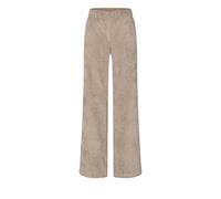Cordhose MAC "CHIARA", Damen, Gr. 38, Länge 30, braun (oxide braun), Web, Obermaterial: 90% Polyester, 8% Polyamid, 2% Elasthan, casual, loose fit lang, Hosen, mit weitem Bein (18022550-38) oxide brau