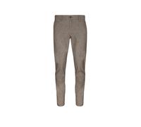 Chinohose MAC "Lennox", Herren, Gr. 33, Länge 32, clay printed, Web, Obermaterial: 50% Baumwolle, 33% Polyester, 15% Viskose, 2% Elasthan, casual, Basic schmal lang, Hosen, aus elastischer Baumwollmis