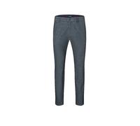MAC Lennox Chino in dunkelblauer Flanelloptik W35 / L32 Straight Fit