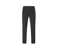 Stoffhose MAC "Traveller", Herren, Gr. 36, Länge 30, schwarz (power schwarz), Web, Obermaterial: 62% Polyester, 33% Viskose, 5% Elasthan, unifarben, casual, slim fit knöchellang, Hosen (36690558-36) p