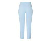 Chinohose MAC "CHINO turn up" Gr. 42, N-Gr, blau (dusk blue) Damen Hosen Stoffhosen (87071500-42)